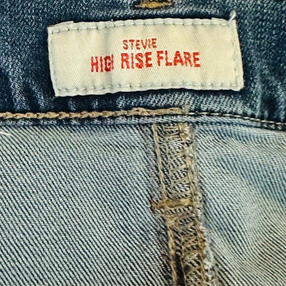 Lucky Brand Women's Size 12 Stevie High Rise Flare Blue Jeans 30 in Inseam - Picture 6 of 7